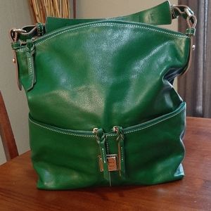 Green leather